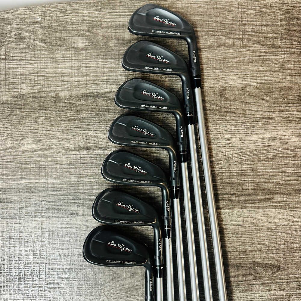 Ben Hogan Ft. Worth Black Iron Set 4-P / KBS Steel, X Stiff