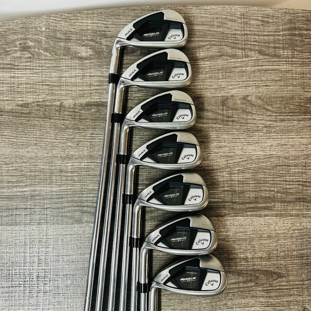 LH- Rogue ST Max Iron Set 5-A / Elevate Steel, Regular