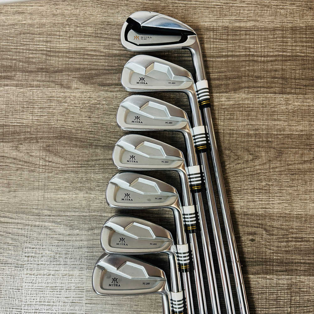 +1/2" Miura TC-201 Iron Set 4-P / Dynamic Gold Steel, Stiff