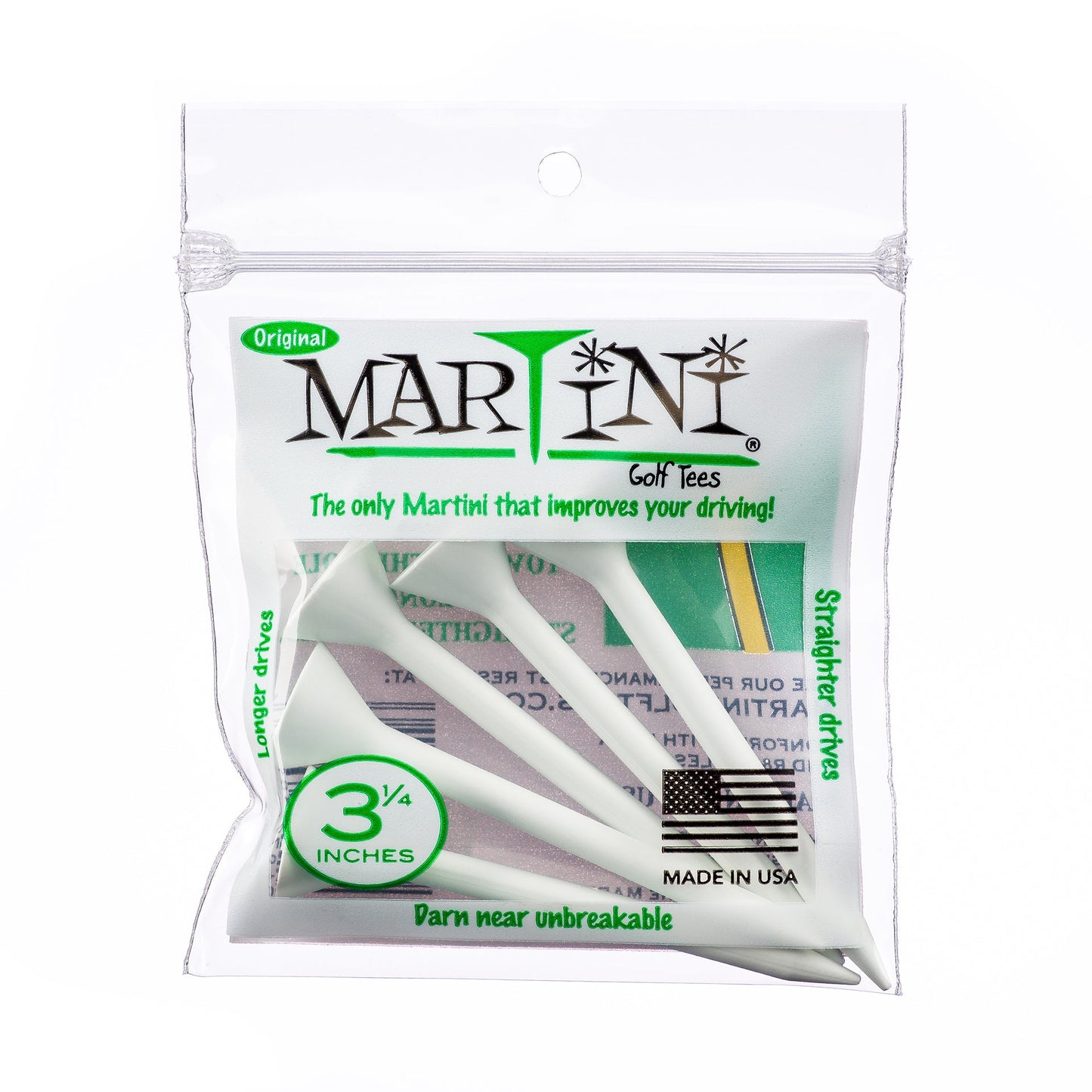 Original Martini Tees - Bag of 5