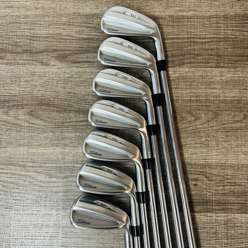 T100 2021 Iron Set 4-P / Dynamic Gold Steel, Stiff